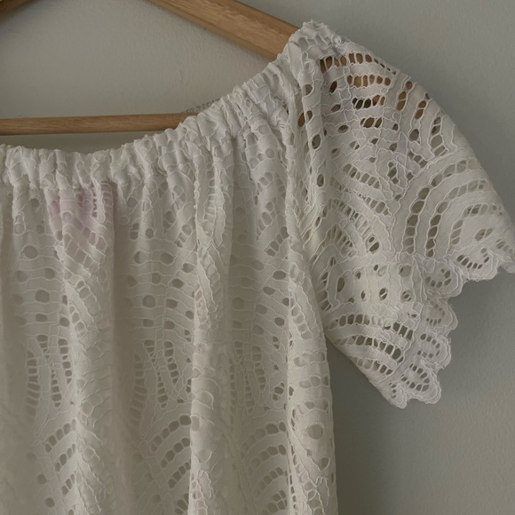 Lilly Pulitzer White Off Shoulder Dress - Picture 6 of 11